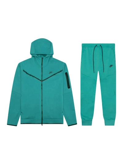 Nike Sportswear Tech Fleece Full-Zip Hoodie Mineral Teal Set 01