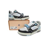 PKGoden Louis Vuitton Trainer Black Blue 