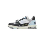 PKGoden Louis Vuitton Trainer Black Blue 