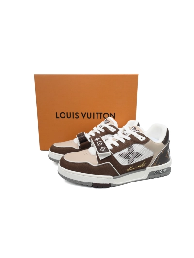 PKGoden Louis Vuitton Trainer Coffee 02