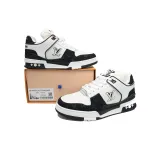 PKGoden LOUIS VUITTON Trainer White Black
