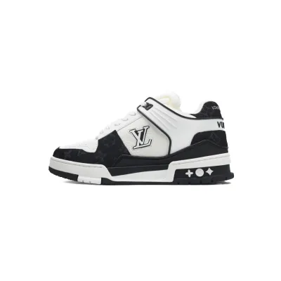 PKGoden LOUIS VUITTON Trainer White Black 01