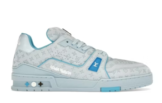 Louis Vuitton by Tyler, the Creator LV Trainer Blue,Replica Shoes