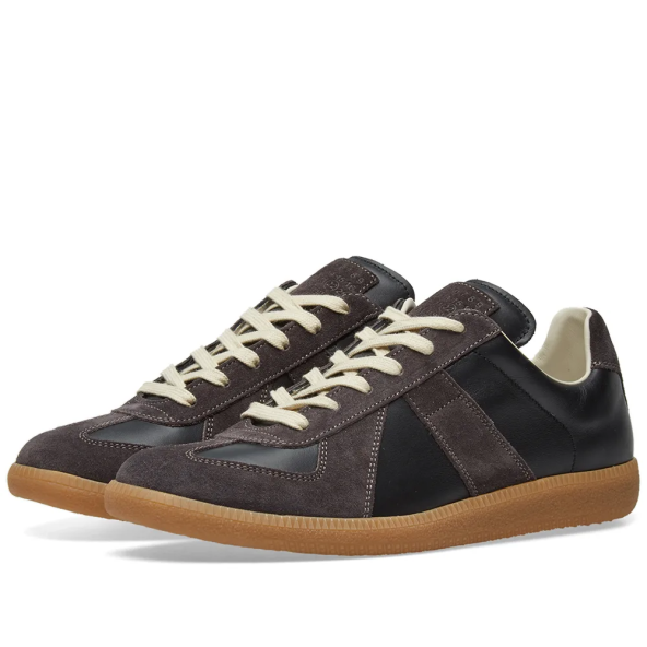 PKGoden MAISON MARGIELA Replica Leather and Suede Sneakers 