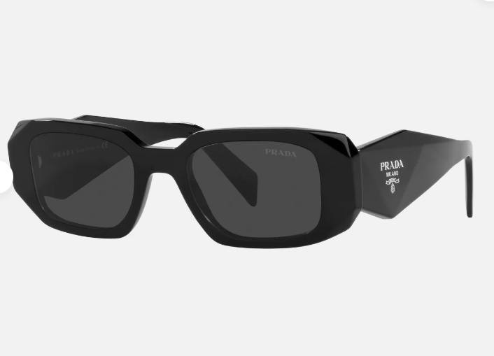 Prada Sunglasses PR17WS 1AB5S0 49mm Black / Dark Grey Lens
