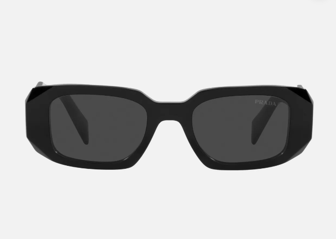 Prada Sunglasses PR17WS 1AB5S0 49mm Black / Dark Grey Lens