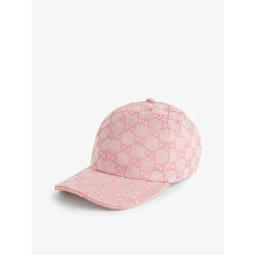 GUCCI Monogram-Pattern Cotton Cap