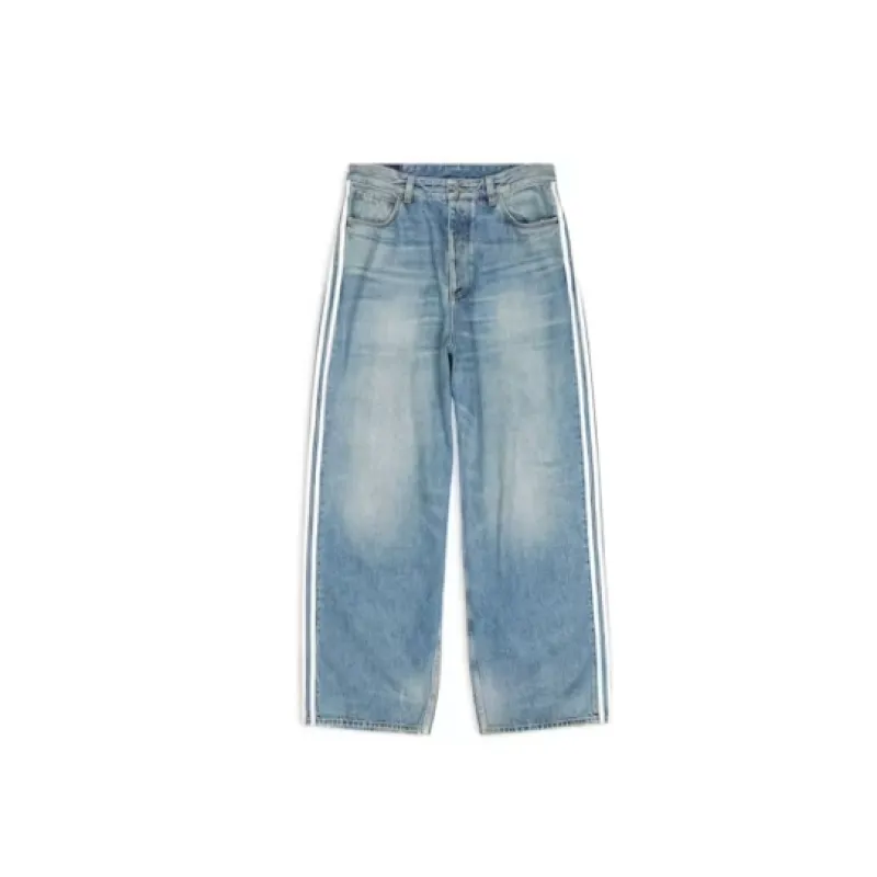Balenciaga x adidas Large Baggy Pants Blue