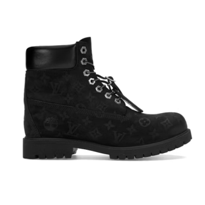 Louis Vuitton Timberland 6" Ankle Boot Black Monogram 02