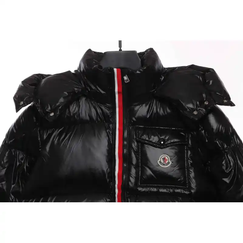 Free Shipping: Moncler three-color ribbon down jacket