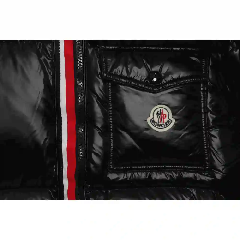 Free Shipping: Moncler three-color ribbon down jacket