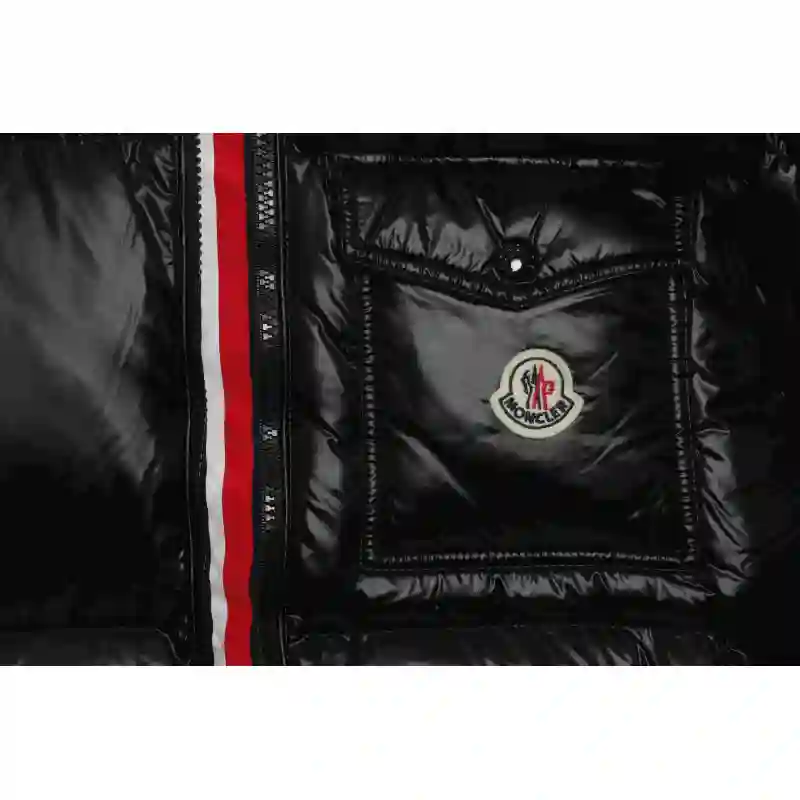 Free Shipping: Moncler three-color ribbon down jacket