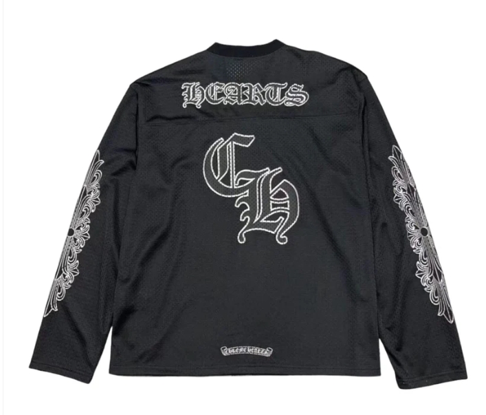 Chrome Hearts SPORT MESH JERSEY LONG SLEEVE TOP