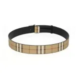 Burberry Leather Belt Men Brown