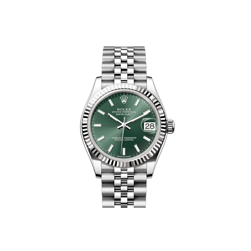 PK Rolex Datejust 31 Oyster-31 mm-Oystersteel and White Gold Reference 278274, m278274-0018  Watch