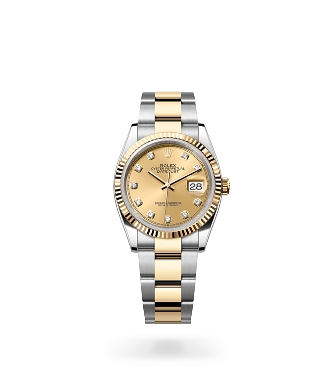 Rolex Datejust 36  Oyster, 36 mm, Oystersteel and yellow gold  Reference m126233-0018