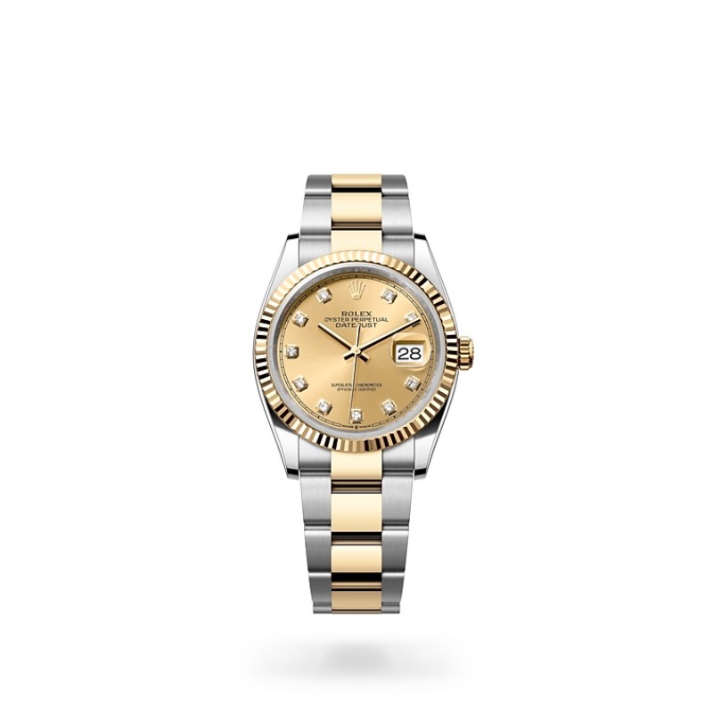 Rolex Datejust 36  Oyster, 36 mm, Oystersteel and yellow gold  Reference m126233-0018