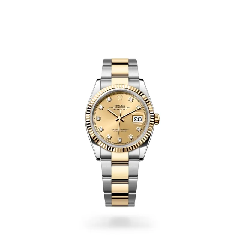 Rolex Datejust 36  Oyster, 36 mm, Oystersteel and yellow gold  Reference m126233-0018
