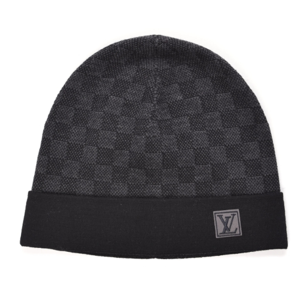 Louis Vuitton Wool Hat Beanie Black