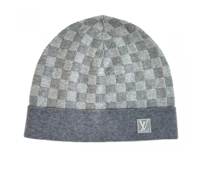 Louis Vuitton Wool Hat Beanie Grey