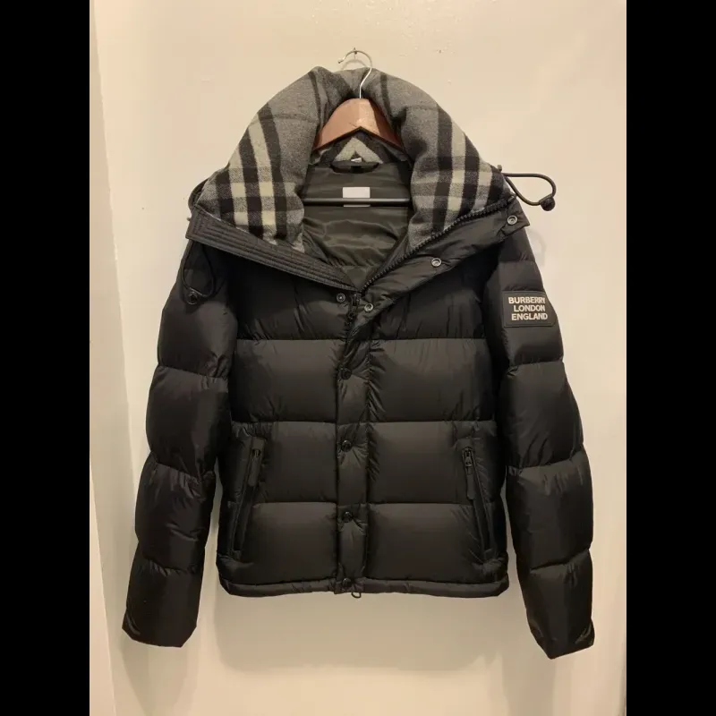 Burberry Hooded Puffer Jacket with Hood