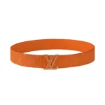 Louis Vuitton ‘LV Initiales’ Monogram Belt Orange