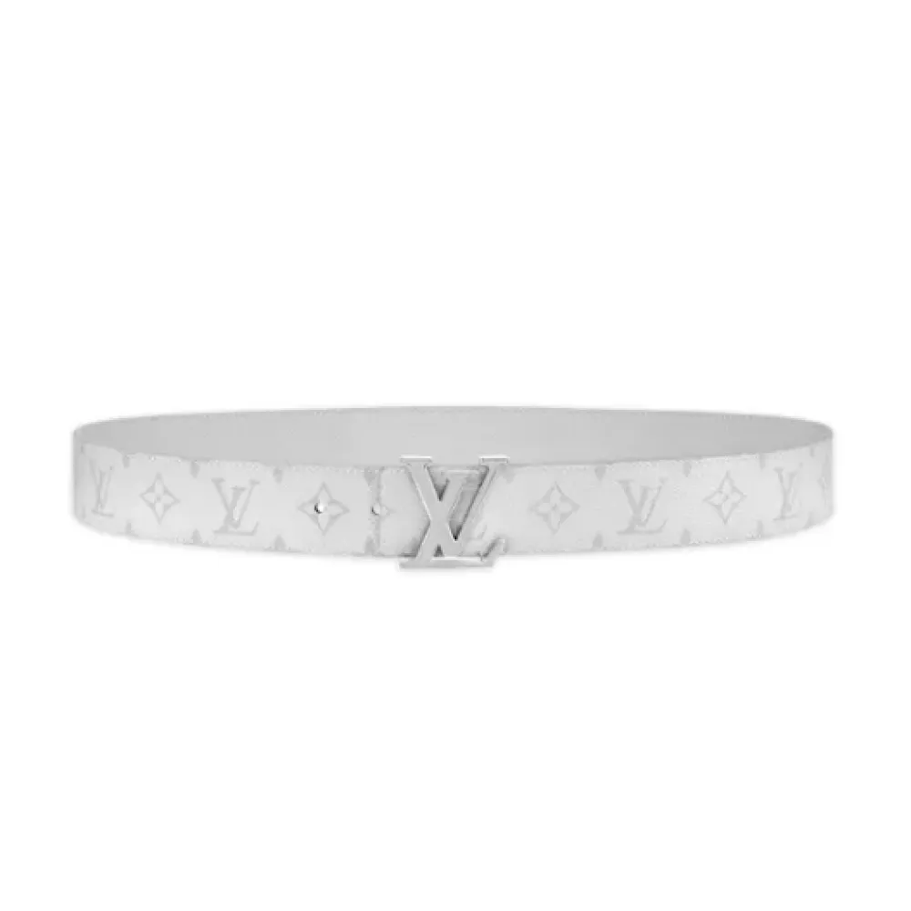 Louis Vuitton LV ‘Initiales’ Reversible Belt White