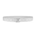 Louis Vuitton LV ‘Initiales’ Reversible Belt White