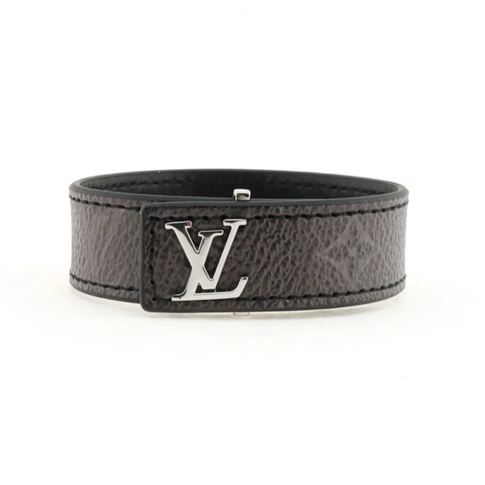Louis Vuitton Slim Bracelet Monogram Eclipse Canvas