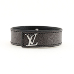 Louis Vuitton Slim Bracelet Monogram Eclipse Canvas