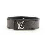 Louis Vuitton Slim Bracelet Monogram Eclipse Canvas