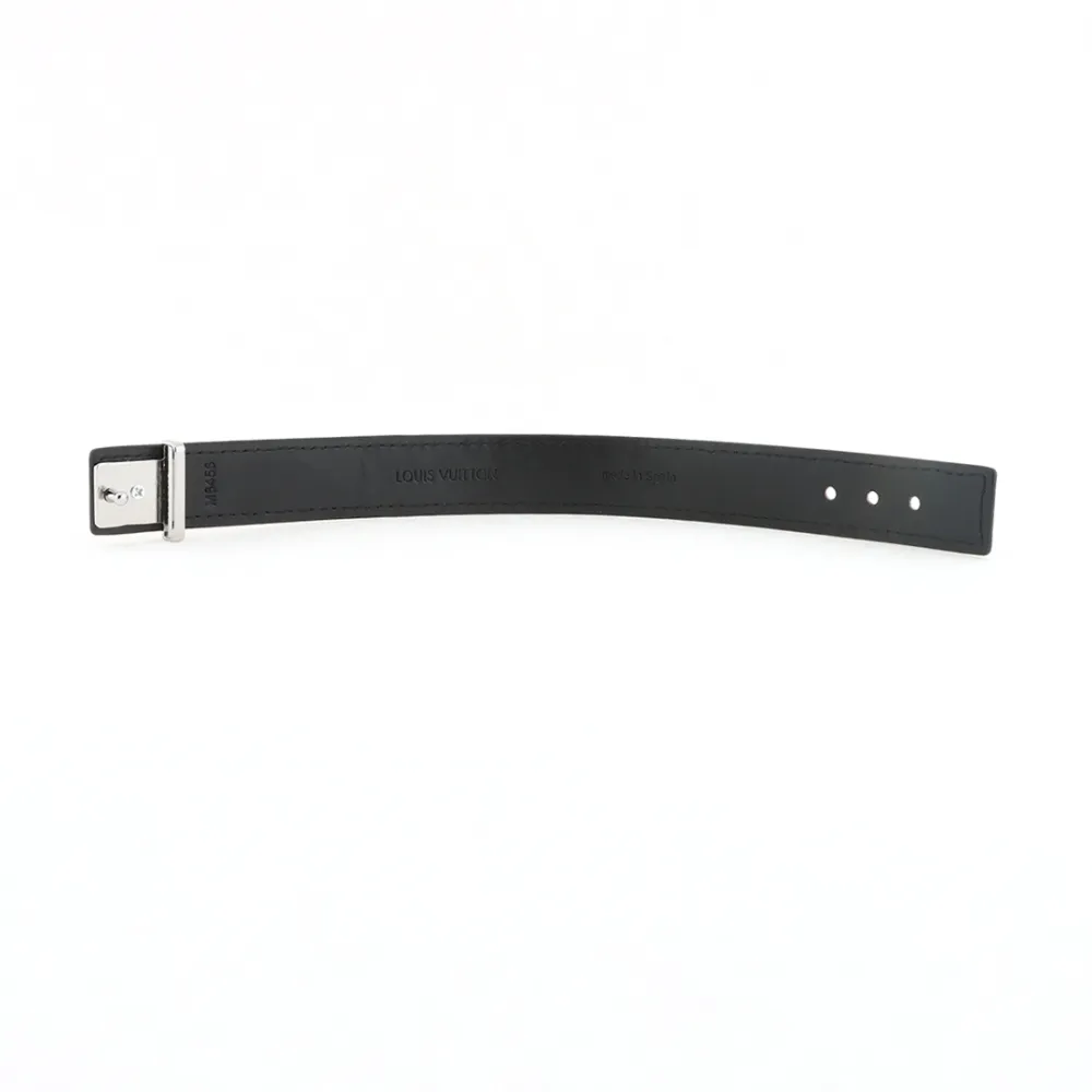 Louis Vuitton Slim Bracelet Monogram Eclipse Canvas