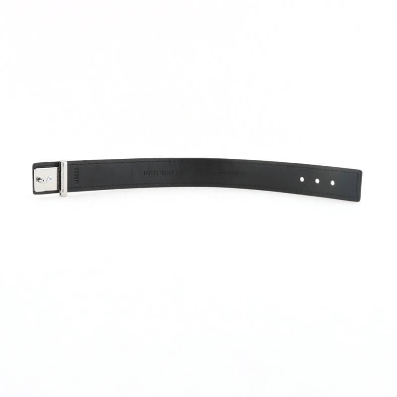 Louis Vuitton Slim Bracelet Monogram Eclipse Canvas