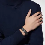 Louis Vuitton Slim Bracelet Monogram Eclipse Canvas
