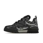 Louis Vuitton Skate Trainer Black Swarovski Monogran Reps, 1ABMHV