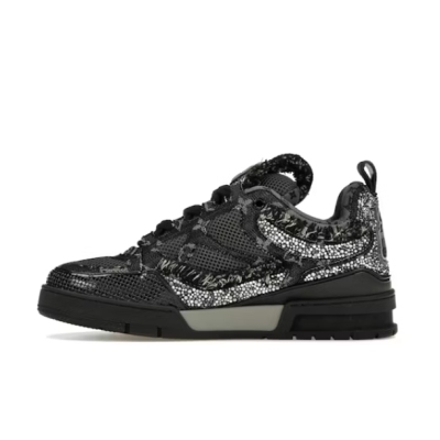 PKGoden Louis Vuitton Skate Trainer Black Swarovski Monogran, 1ABMHV 01
