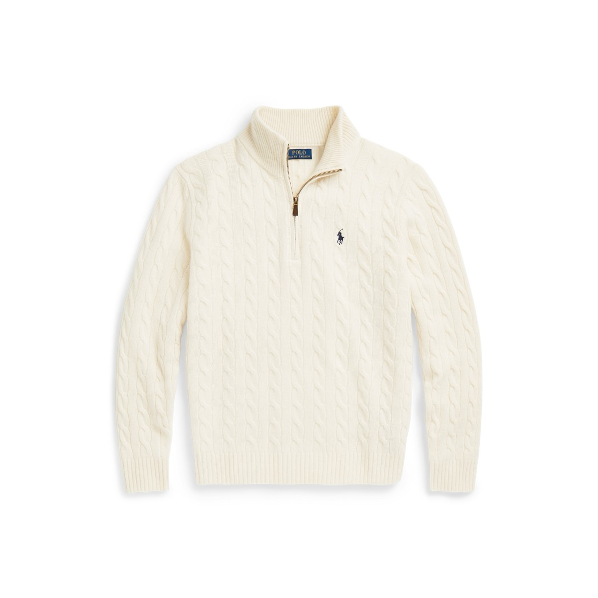 Ralph Lauren Cable-Knit Wool-Cashmere Sweater