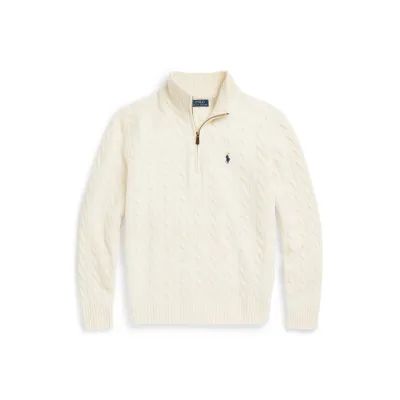 Ralph Lauren Cable-Knit Wool-Cashmere Sweater 01