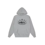 Corteiz 5 Starz Alcatraz Hoodie Grey