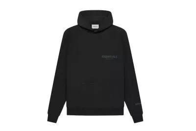 Essentials Hoodie Black 01