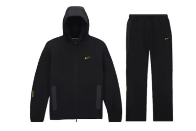Nike Sportswear Tech Fleece Hoodie & Joggers Set Black 01
