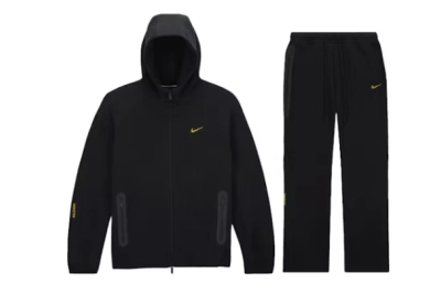 Nike Sportswear Tech Fleece Hoodie & Joggers Set Black 01