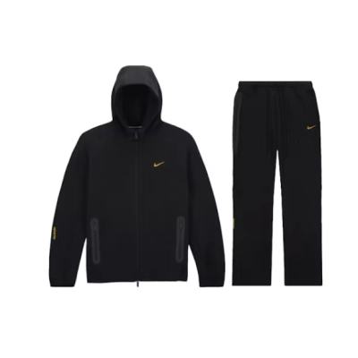 Nike Sportswear Tech Fleece Hoodie & Joggers Set Black 01