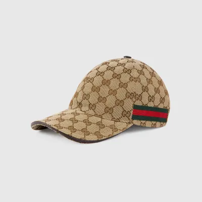 GUCCl GG Canvas Baseball Hat |Gucci Baseball Cap 01