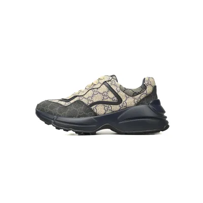 PKGoden Gucci Rhyton leather low trainers 01