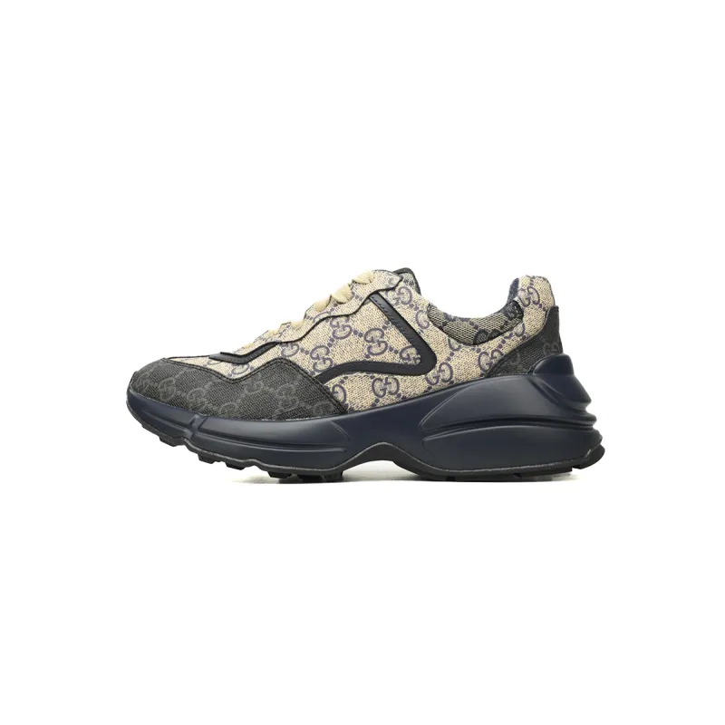 PKGoden Gucci Rhyton leather low trainers