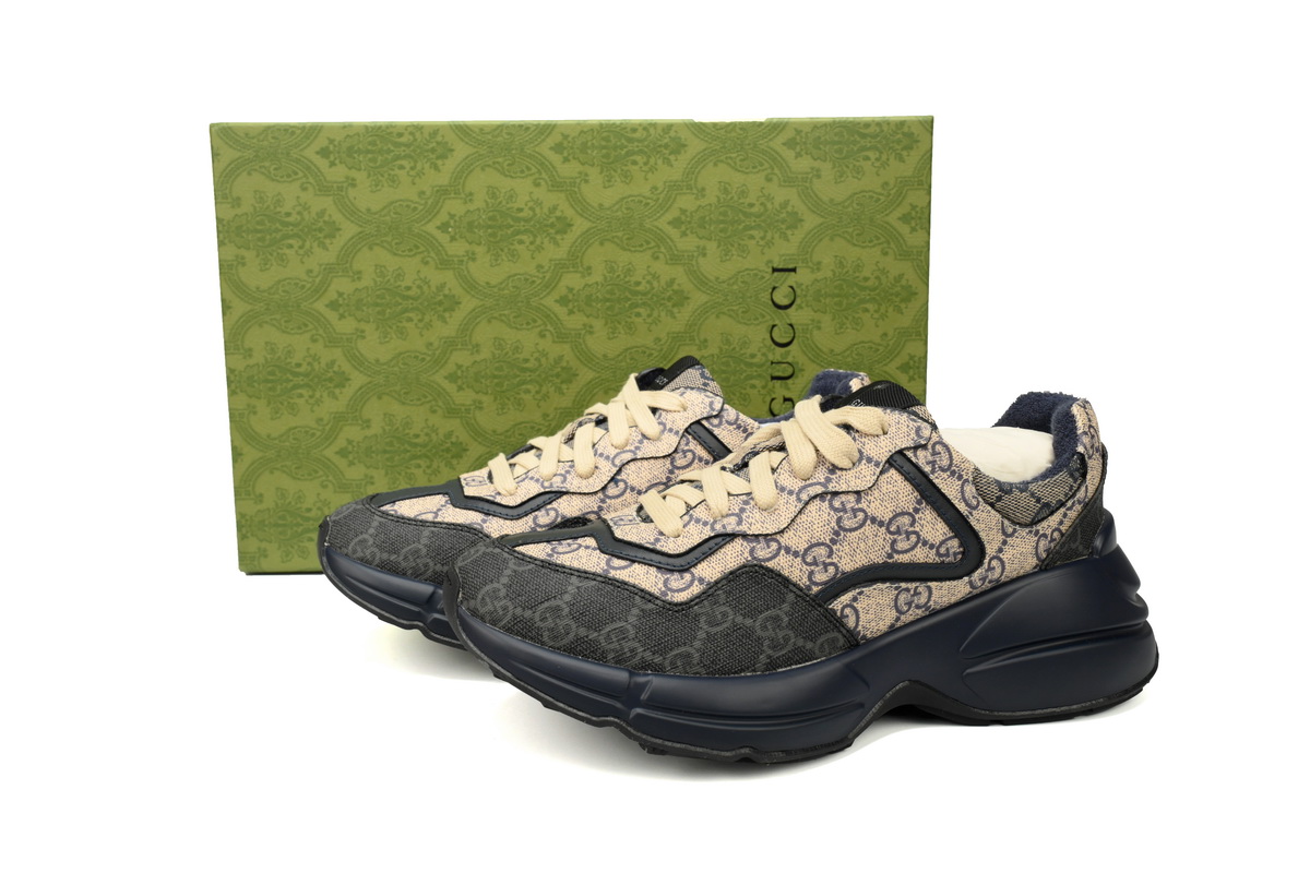 PKGoden Gucci Rhyton leather low trainers