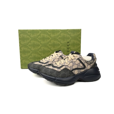 PKGoden Gucci Rhyton leather low trainers 02