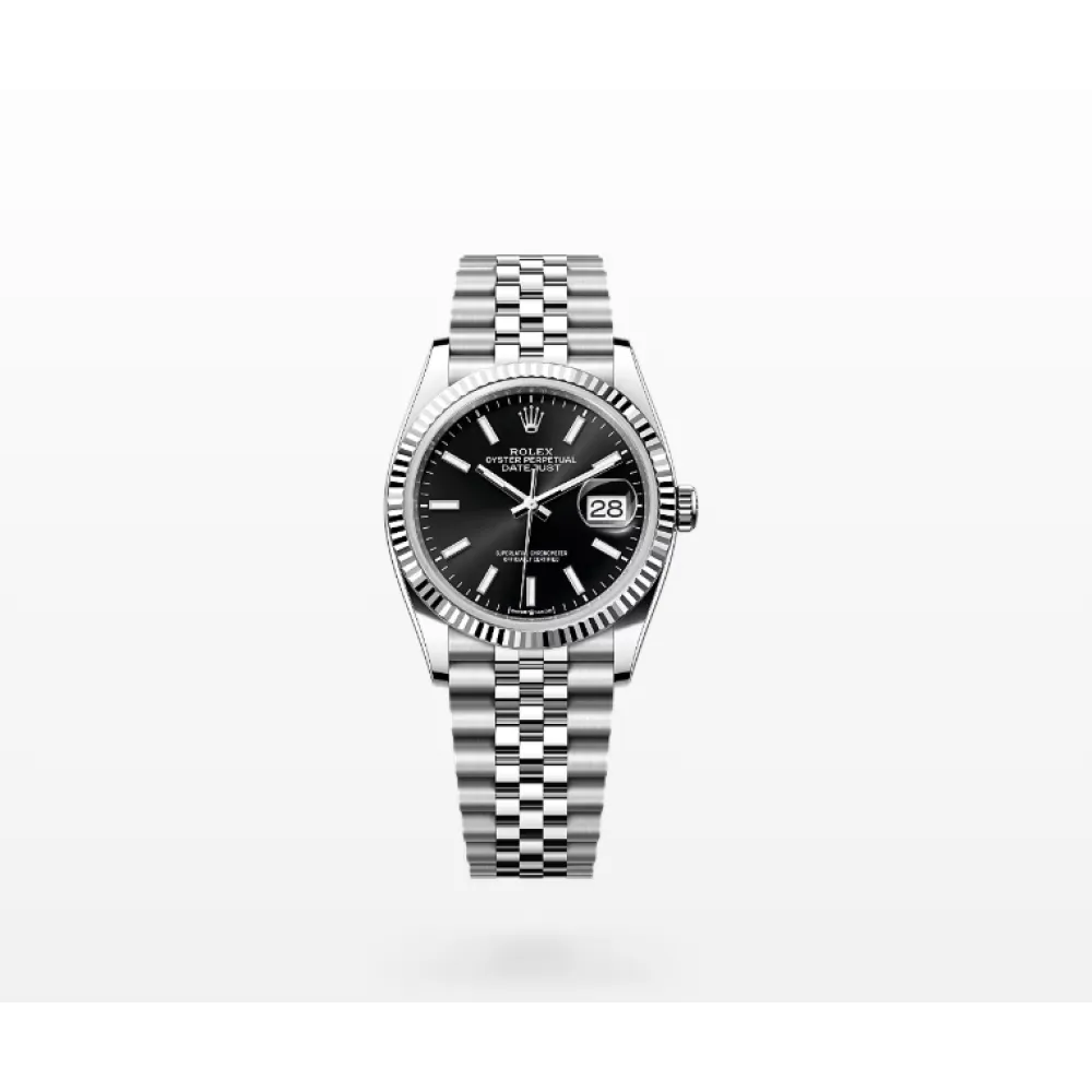 Rolex Datejust 36 Oyster, 36 mm, Oystersteel and white gold  Reference 126234