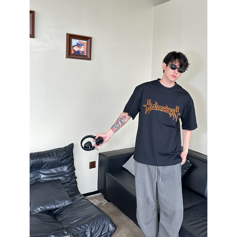 Balenciaga Rock Black T-Shirts